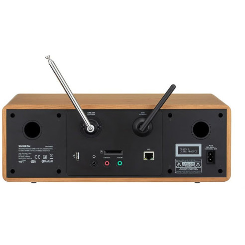 Sangean Revery R6 - Mini Chaîne CD Connectée Tidal Qobuz