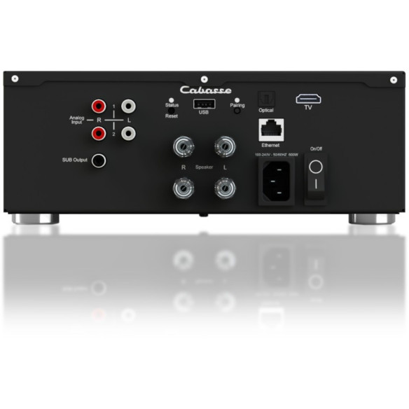 Cabasse AMP 240S & Murano - Chaîne Hifi connectée avec enceintes Bibliothèques