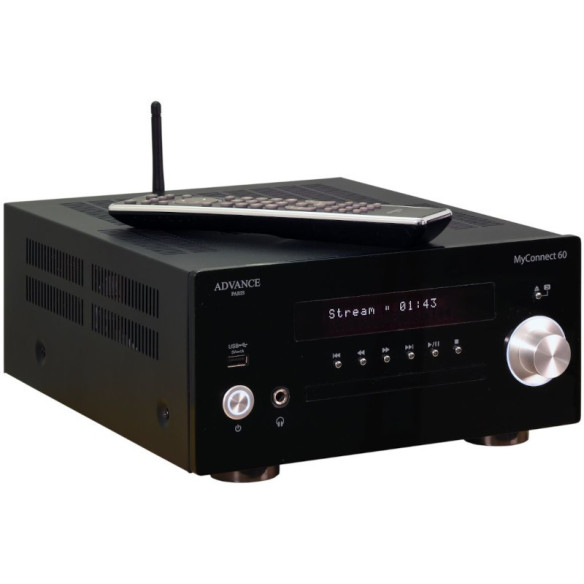 Triangle Pack Esprit Comete EZ + Advance Paris MyConnect 60 - Chaîne Hifi Connecté Compacte