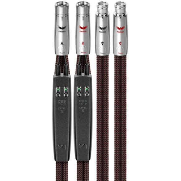 AudioQuest FireBird XLR - Câbles de Modulation DOUBLE DBS 72V - 0,5m / 0,75m / 1m / 1,5m / 2m / 3m et plus