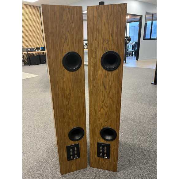 KEF R7 - Enceintes Colonnes - Laqué Noire, Laqué Blanche ou Noyer