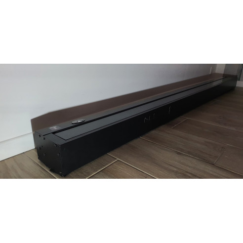 Pack Optoma P2 + Vividstorm FloorProUST 100" EXPO - Vidéoprojecteur laser UST avec écran motorisé à toile technique