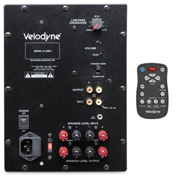 Velodyne CHT-15Q Caisson de Basses cht15q black 38cm Velodyne CHT-15Q Caisson de Basses cht15q black 38cm