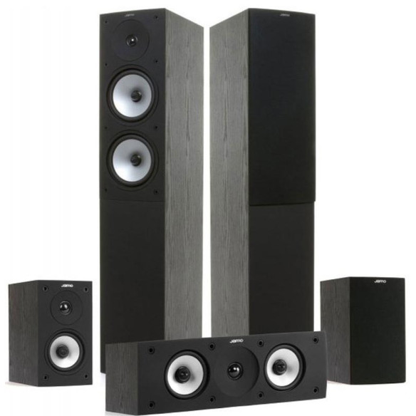Jamo S526 HCS - Pack d'enceintes home cinema 5.0 Noir