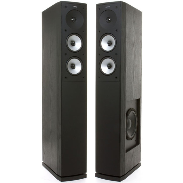 Jamo S626 - Enceintes colonnes 3 voies Blanc, Dark Apple, Noir