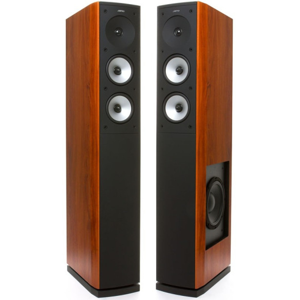 Jamo S626 - Enceintes colonnes 3 voies Blanc, Dark Apple, Noir