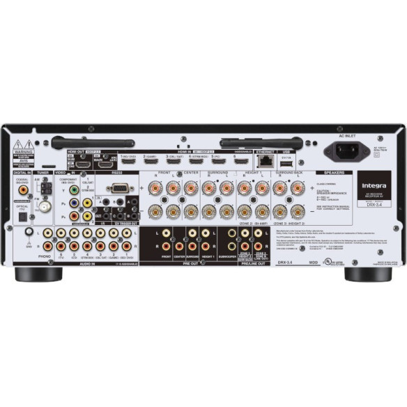 Integra DRX 3.4 - Ampli Home Cinéma Dirac Live 9x 100 Watts RMS