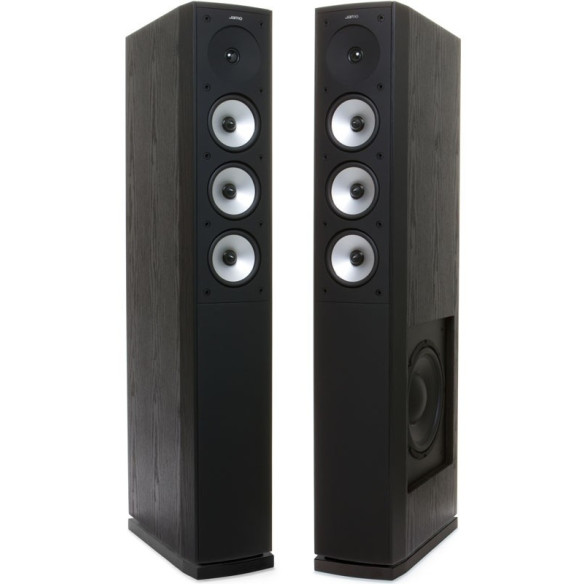 Jamo S628 - Enceintes colonnes 3 voies Dark Apple ou Noir