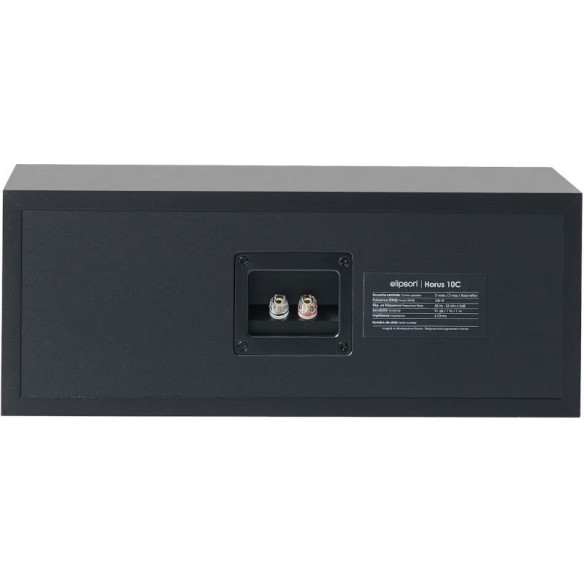 Elipson Horus 10C - Enceinte Centrale - Noir, Bois Clair ou Noyer