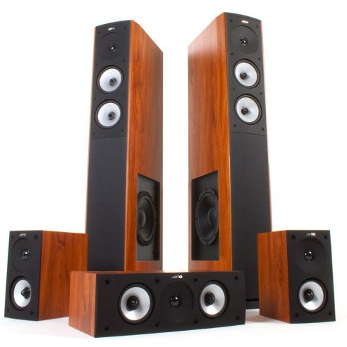 Jamo S626 HCS - Pack enceintes home cinema 5.0 - Blanc ou Dark Apple