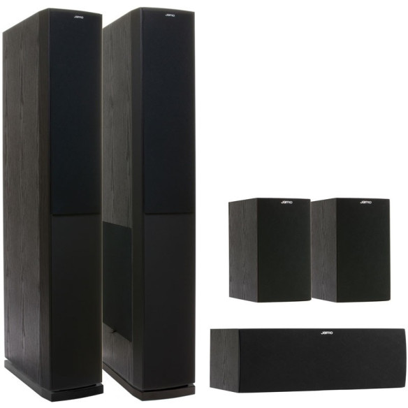 Jamo S628 HCS - Pack enceintes home cinema 5.0 Noir ou Dark Apple