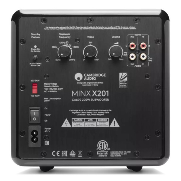 Cambridge Minx S212 - Pack Stéréo 2.1 - Noir ou Blanc