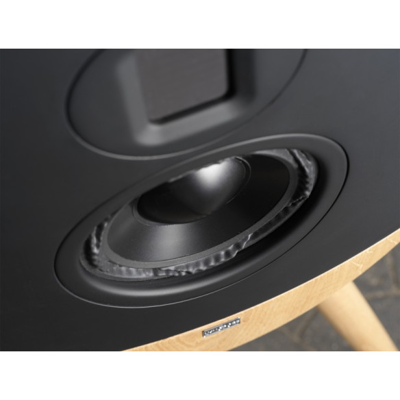 Lyngdorf CUE-100 - Enceinte sur Pied  - Noir, Blanc, Noir sur pieds Chêne ou Blanc sur pieds Chêne