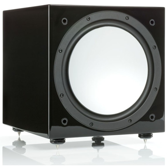 Monitor Audio Silver W12 - Caisson de Basses avec micro de calibration Noyer, Natural, Rosenut, Blanc & Noir Laqué