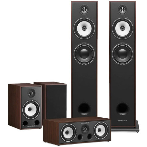 Triangle Borea Pack 5.0 BR07 - Pack 5.0 Home-Cinéma BR07 + BR03 + BRC1 - Noir, Blanc ou Noyer