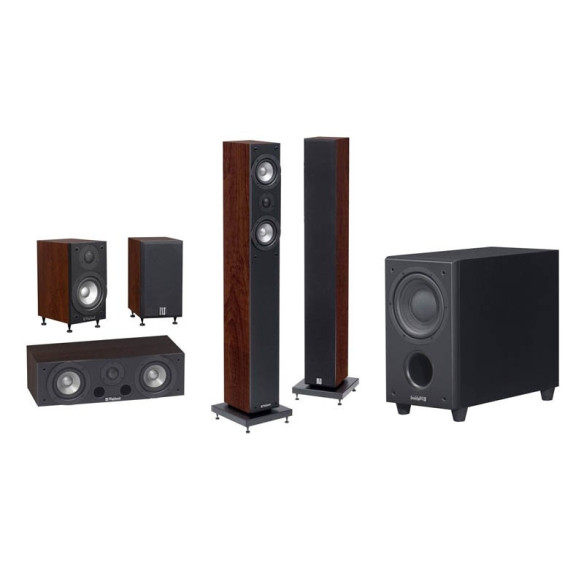 Highland Audio Aingel 5.1 - Pack enceintes Home Cinema - Calvados ou Noir