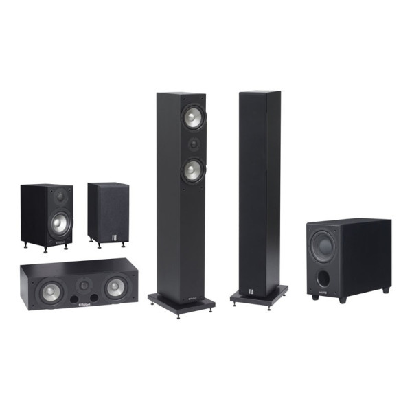 Highland Audio Aingel 5.1 - Pack enceintes Home Cinema - Calvados ou Noir