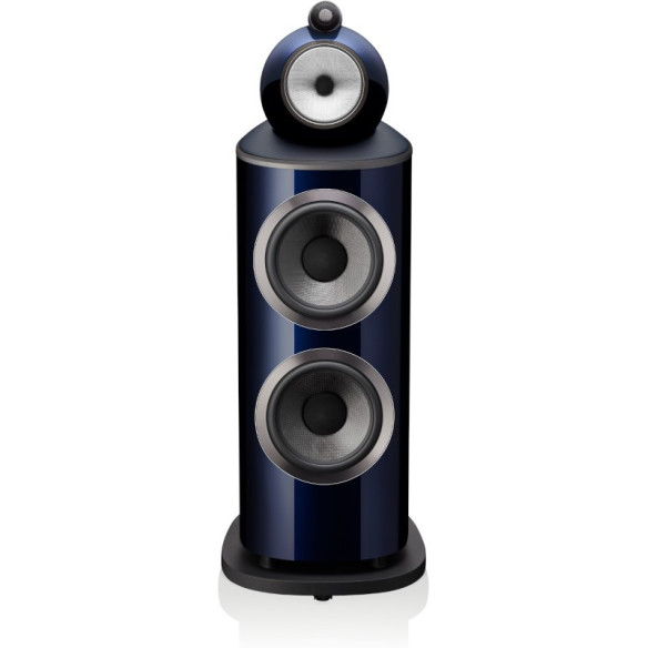 B&W 801 D4 Signature - Enceintes Colonnes Bowers & Wilkins - Midnight Blue Metallic ou California Burl Gloss