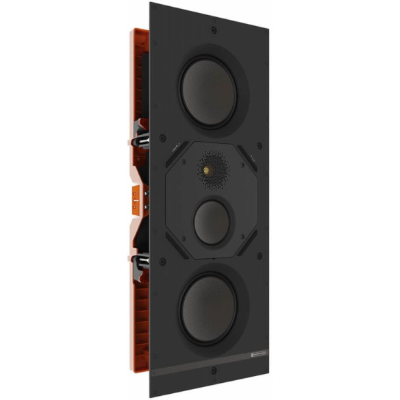 Monitor Audio W2M - Enceinte Encastrable - Cache Blanc