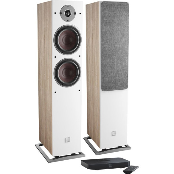 Dali Oberon 7C + Sound Hub Compact - Chaine Stéréo Sans Fil - Noir, Blanc, Noyer ou Chêne