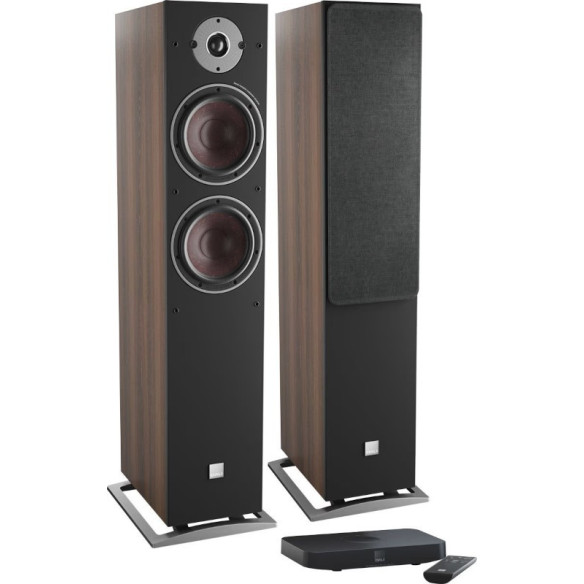 Dali Oberon 7C + Sound Hub Compact - Chaine Stéréo Sans Fil - Noir, Blanc, Noyer ou Chêne