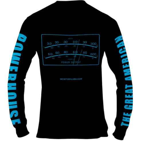 McIntosh The Great American Powerhouse - T-shirt à Manche Longue - Noir ou Blanc