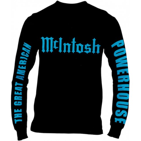 McIntosh The Great American Powerhouse - T-shirt à Manche Longue - Noir ou Blanc