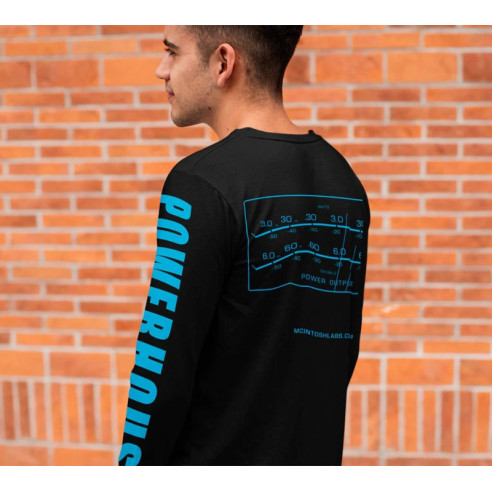 McIntosh The Great American Powerhouse - T-shirt à Manche Longue - Noir ou Blanc