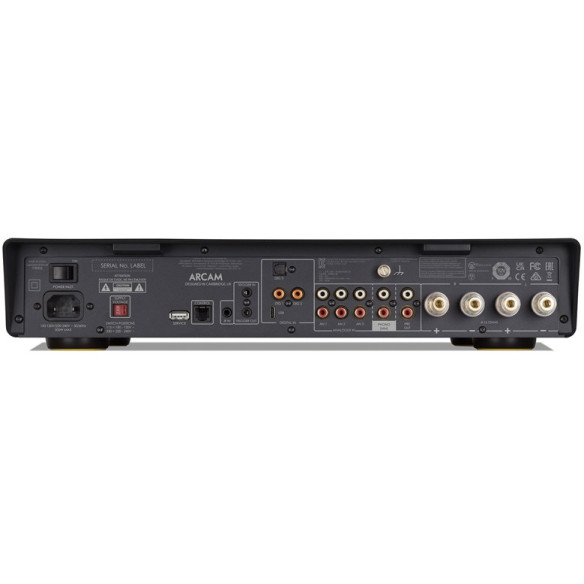 Arcam A25 Radia - Ampli Stéréo Bluetooth 2x 100W RMS - Noir