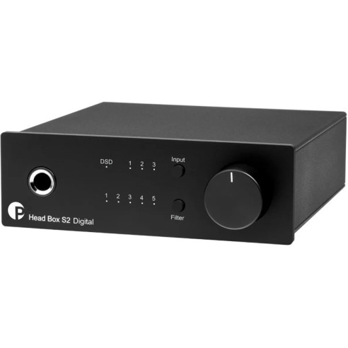 Pro-Ject Head Box S2 Digital - Ampli Casque & Convertisseur - Noir ou Silver