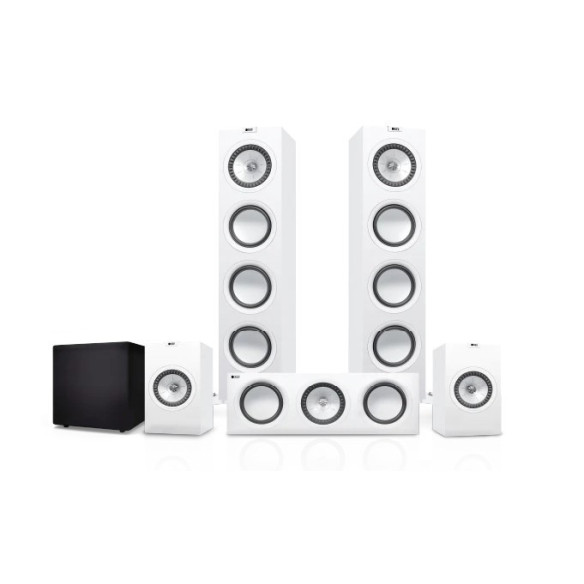 KEF Pack Q750 Plus - Ensemble 5.1 Grand Spectacle - Noir ou Blanc