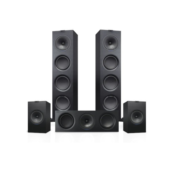 KEF Pack Q950 - Ensemble 5.0 Grand Spectacle - Noir ou Blanc