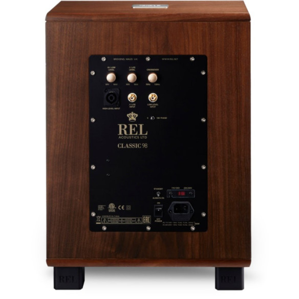 REL Acoustics Classic 98 - Caisson de Basses look vintage - Noyer