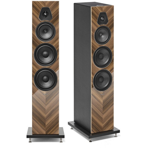 Sonus Faber Lumina V Amator - Enceintes Colonnes - Noyer Brillant, Wengé Brillant, Rouge Brillant