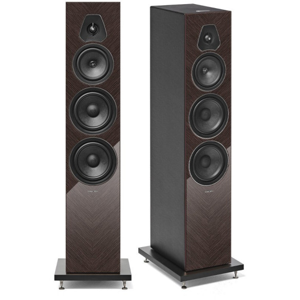 Sonus Faber Lumina V Amator - Enceintes Colonnes - Noyer Brillant, Wengé Brillant, Rouge Brillant