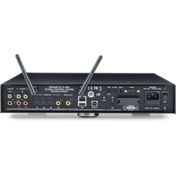 Primare SC15 Prisma MKII - Convertisseur Streamer Préampli Stéréo avec calibration - Noir ou Titane