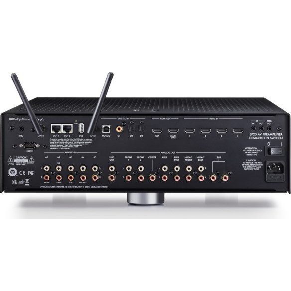 Primare SP25 Prisma - Processeur Home Cinéma 11.2 Dirac Live® - Noir ou Titane