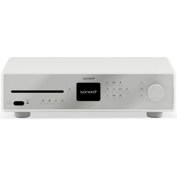 Sonoro Maestro - Ampli Stéréo connecté avec Lecteur CD - Blanc ou Noir