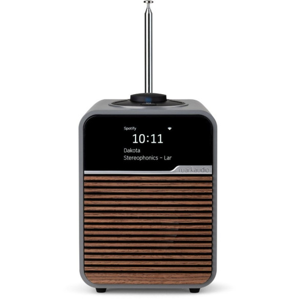 Ruark Audio R1S - Poste Radio FM/DAB+ Streaming Bluetooth, Wifi & USB - Light Grey