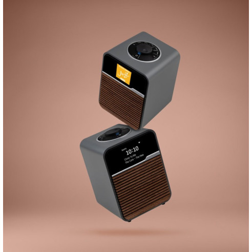 Ruark Audio R1S - Poste Radio FM/DAB+ Streaming Bluetooth, Wifi & USB - Light Grey