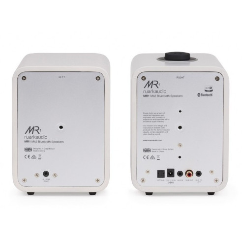 Ruark Audio MR1 MK2 - Enceintes Bibliothèques Actives Bluetooth - Walnut ou Soft Grey