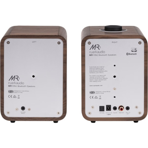 Ruark Audio MR1 MK2 - Enceintes Bibliothèques Actives Bluetooth - Walnut ou Soft Grey