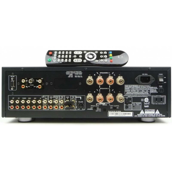 NAD C375BEE DAC - Amplificateur Stéréo avec DAC - Graphite