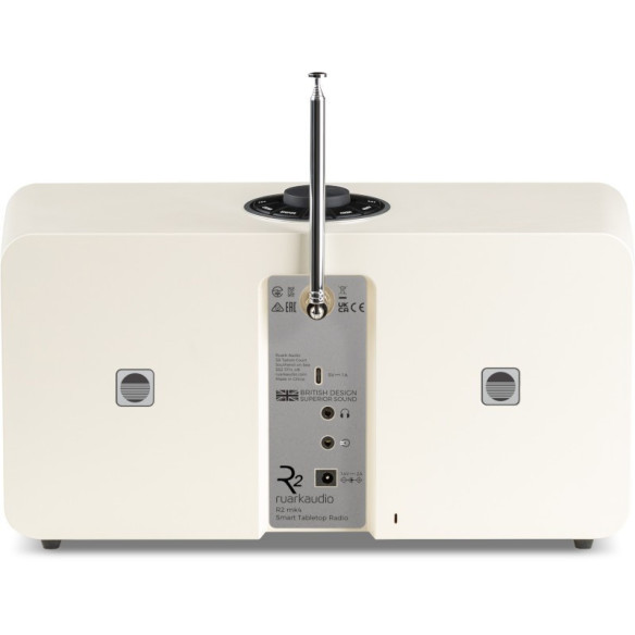 Ruark R2 MK4 - Poste Radio FM/DAB+ Streaming Bluetooth, Wifi & USB - Espresso ou Light Cream
