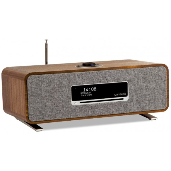 Ruark Audio R3S - Tout-en-un Tuner FM/DAB+, Streamer, Lecteur CD, Bluetooth - Walnut ou Soft Grey