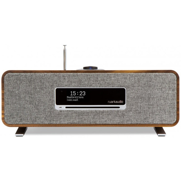 Ruark Audio R3S - Tout-en-un Tuner FM/DAB+, Streamer, Lecteur CD, Bluetooth - Walnut ou Soft Grey