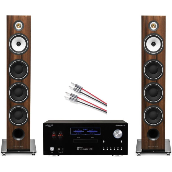 Triangle Esprit Australe EZ + Advance Paris MyConnect 150 + Triangle Symphonie 2x 3m - Chaîne Hifi Connecté