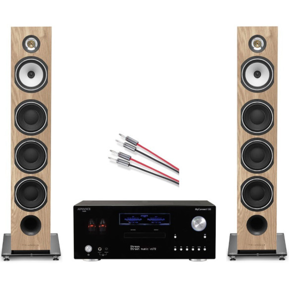 Triangle Esprit Australe EZ + Advance Paris MyConnect 150 + Triangle Symphonie 2x 3m - Chaîne Hifi Connecté