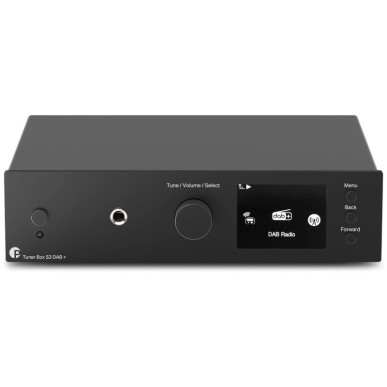 Pro-Ject Tuner Box S3 DAB+ - Tuner FM/DAB+ & Radios internet - Noir ou Silver