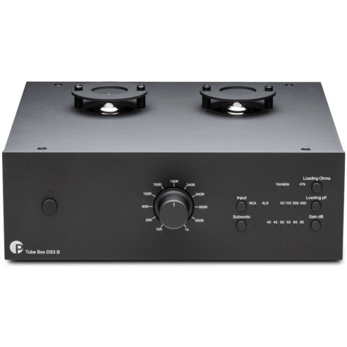 Pro-Ject Tube Box DS3 B - Préampli Phono à Tubes - Noir ou Silver